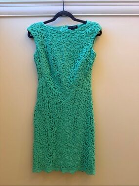 Lauren Ralph Lauren Lace Midi Dress